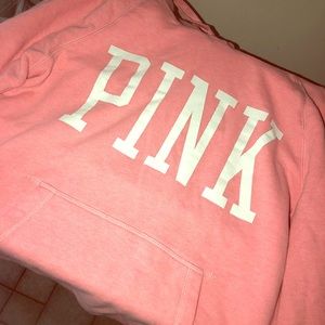 Victoria secret pink hooded pullover sz M